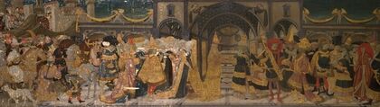 Meeting of Solomon and the Queen of Sheba (ca. 1440–50)