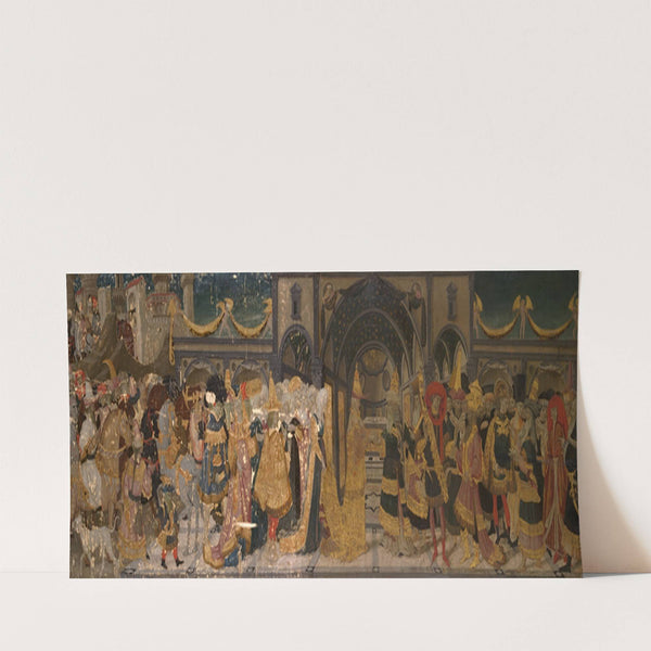 Meeting of Solomon and the Queen of Sheba (ca. 1440–50) by Apollonio di Giovanni