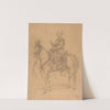 Mehmed II on horseback – study for the painting “Entry of Mehmed II into Constantinople” (1874) by Stanisław Chlebowski