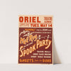Mel Roy on the stage mid-nite, spook party by Triangle Poster and Printing Co