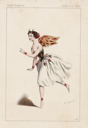 Melle Cerrito, dans Le violon du diable (1849)