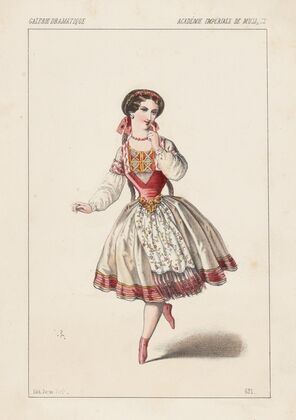Melle Cerrito, dans Orfa (1852) — size preview