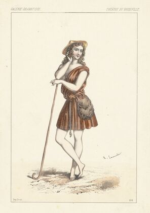 Melle. Cico. rôle de Daphnis, dans Daphnis et Chloé