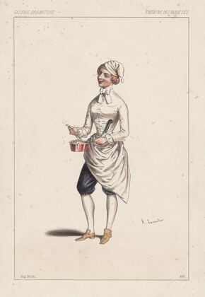 Melle Déjazet dans Lulli. Théâtre des Variétés (1849)