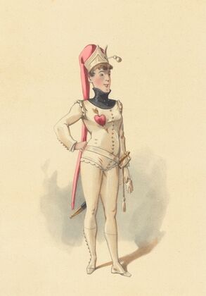 Melle. Pelletier dans Geneviève de Brabant dans le ballet, Théâtre de la Gaité (1875)