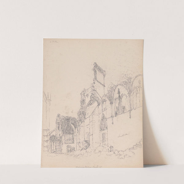 Melrose Abbey, Scotland by James Moore