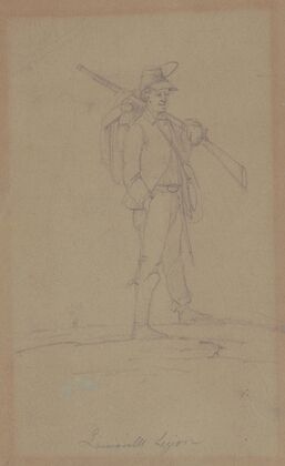 Member of the 6th Ky. Louisville Legion near Stone River, Murfreesboro, Nov. 6, 1862