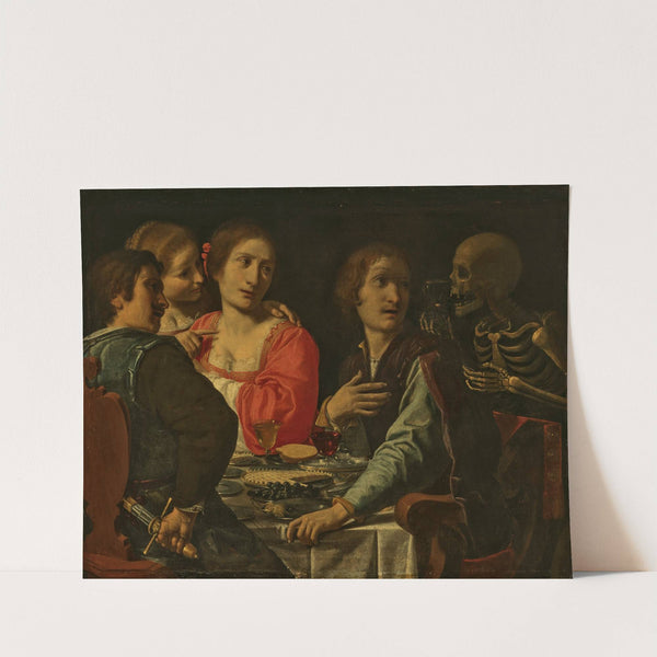 Memento mori; Death comes to the table by Giovanni Martinelli