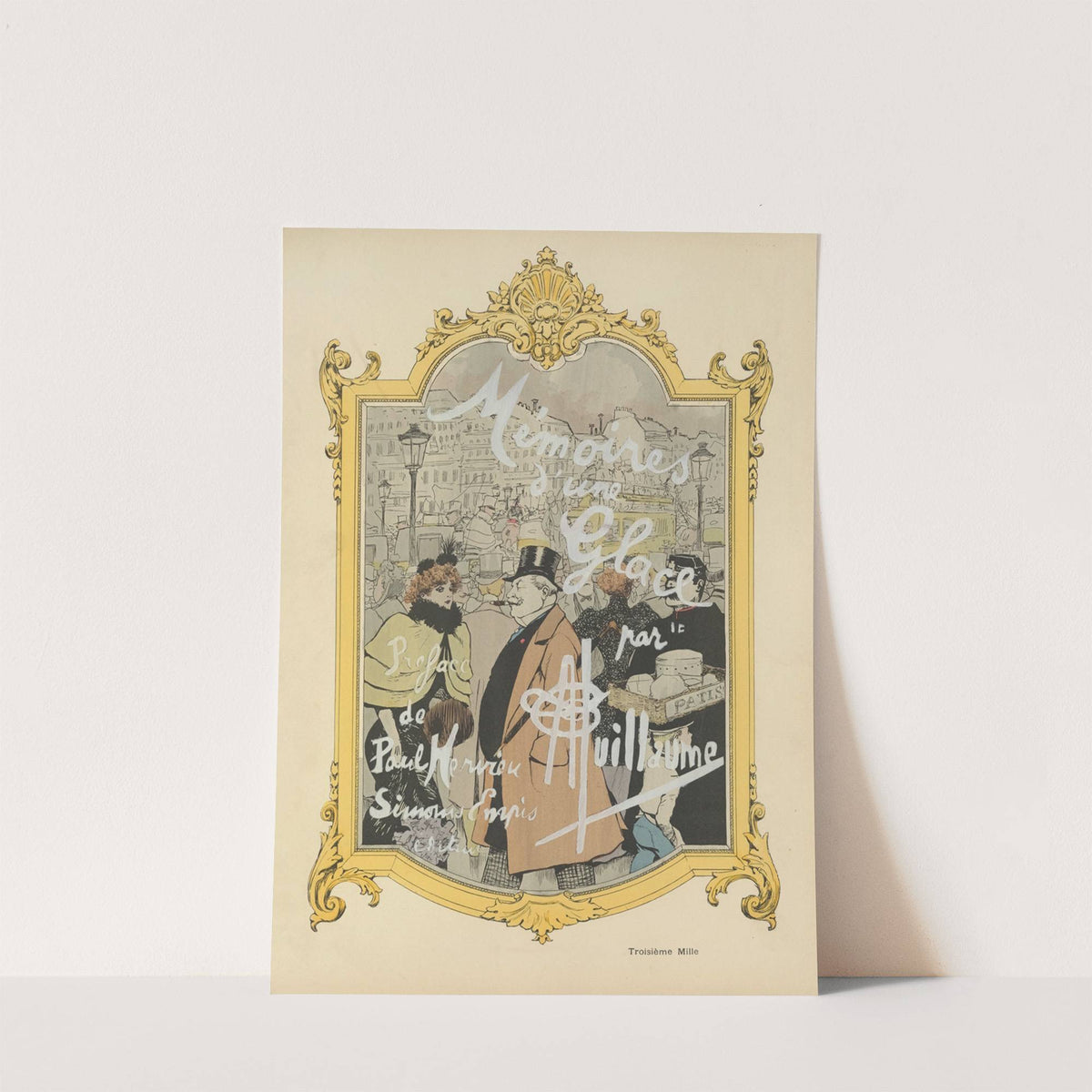 Mémoires d’une glace Pl.01 (1894) by Albert Guillaume