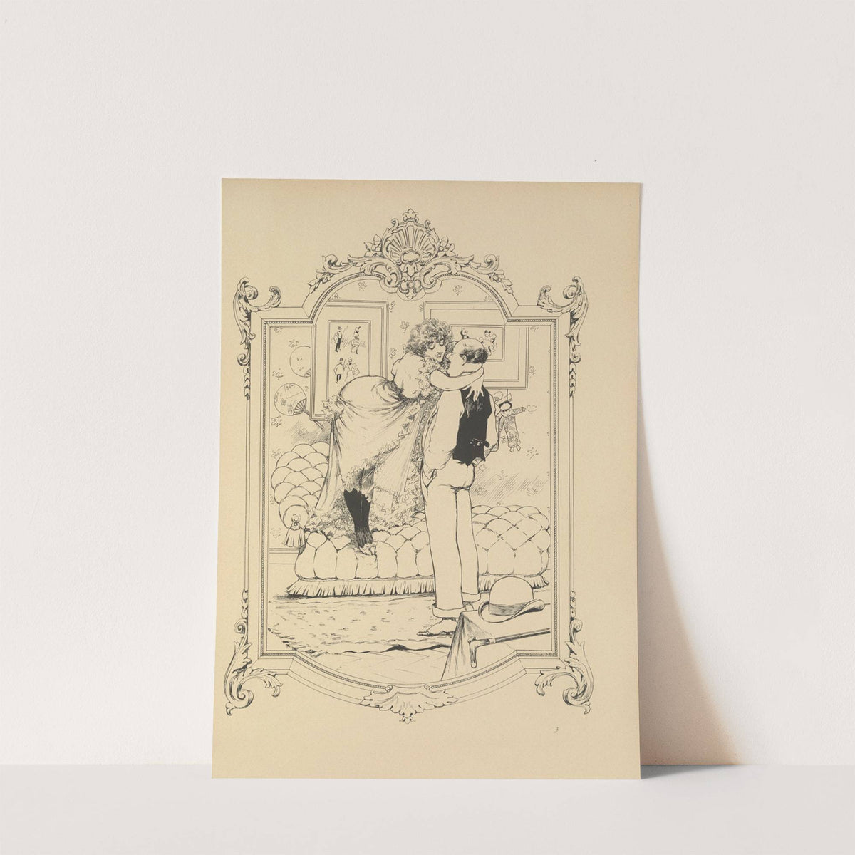 Mémoires d’une glace Pl.05 (1894) by Albert Guillaume