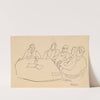 Men at a Table by Charles Logasa