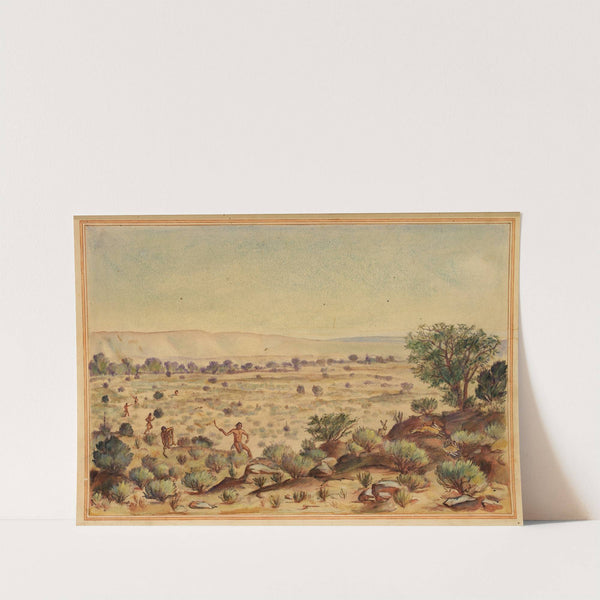 Men Hunting Rabbits (20th century)