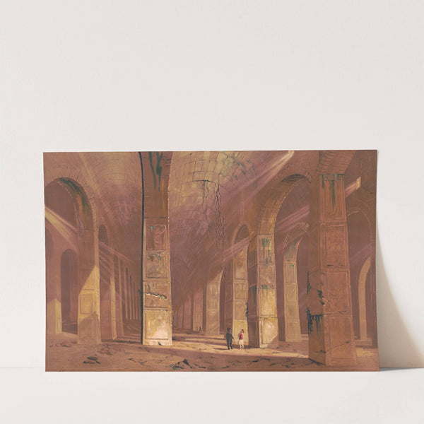Men looking at ruins by Anonymous