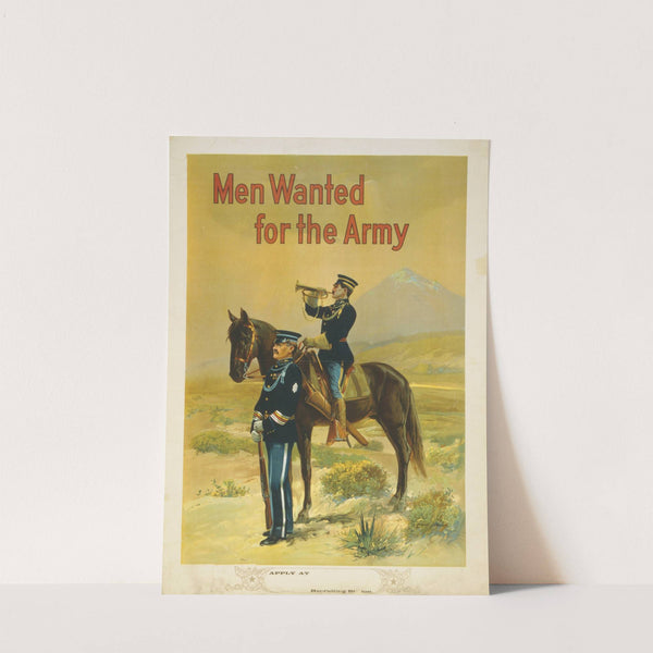 Men wanted for the army by Michael P. Whelan