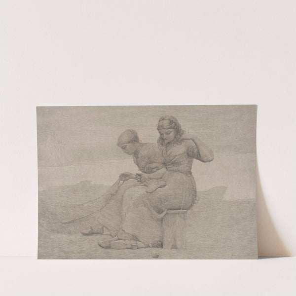 Mending the Tears by Winslow Homer