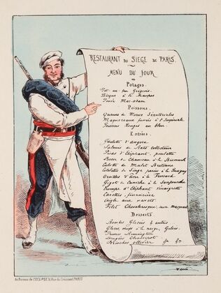 Menu de siége. (1871)