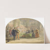 Merchant of Venice, act 4, scene 1, the trial scene (1853) by Frederick Holding