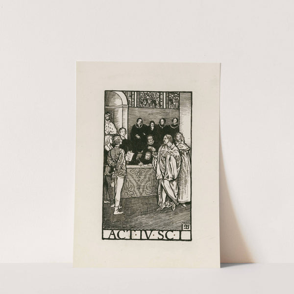 Merchant of Venice; Act IV Scene I (1900) by Byam Shaw