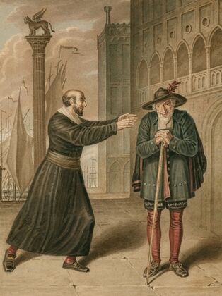 Merchant of Venice [III, 1] Shylock and Tubal (1800-1830)