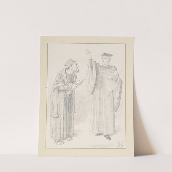 Merchant of Venice; the Turkish Shylock (1897) by John Tenniel