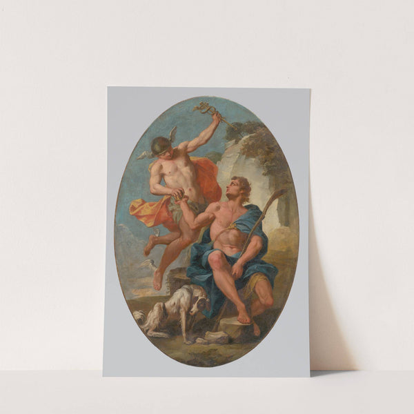 Mercury and Paris (1730) by Johann Heinrich Schönfeld