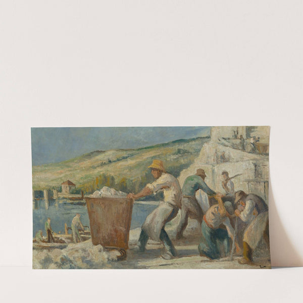 Méricourt, les carrières (Paysage à Méricourt) (circa 1925) by Maximilien Luce