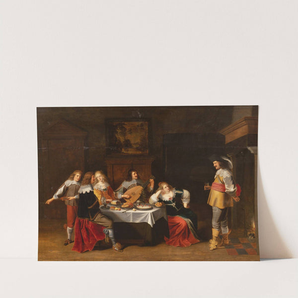 Merry company by Christoffel Jacobsz. van der Lamen