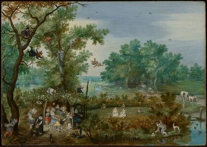 Merry Company in an Arbor