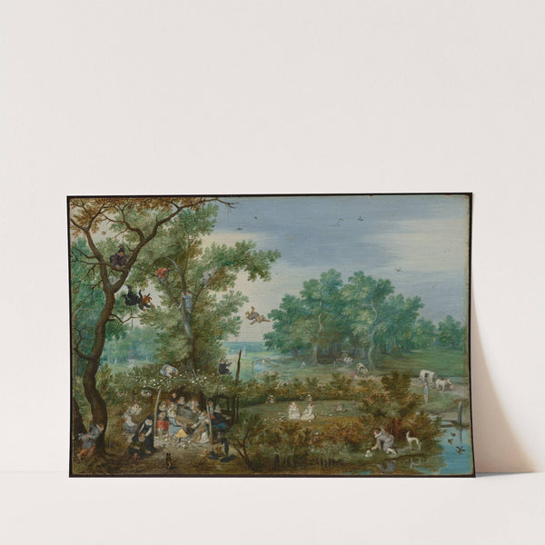 Merry Company in an Arbor (1615) by Adriaen van de Venne