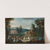 Merry-making in a park by Christian Wilhelm Ernst Dietrich