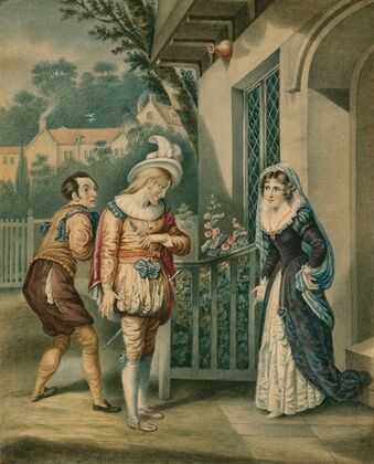 Merry wives of Windsor, III, 4, Anne Page and Slender