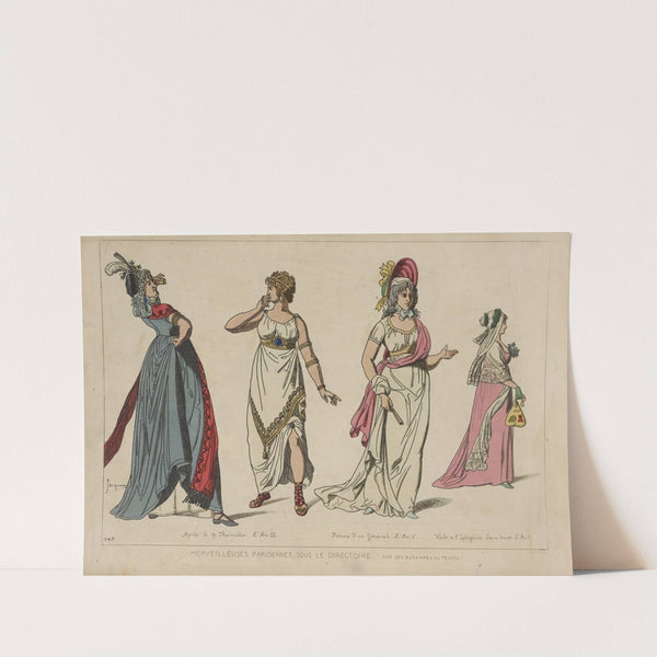 Merveilleuses Parisiennes, sous le directoire. D&#039;ap[rès] des estampes du temps by Raphaël Jacquemin