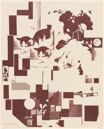 Merz 3. Kurt Schwitters 6 Lithos Pl.6 (1923)