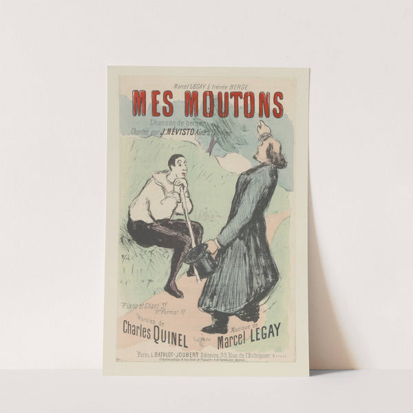 Mes Moutons (1895) by Henri-Gabriel Ibels