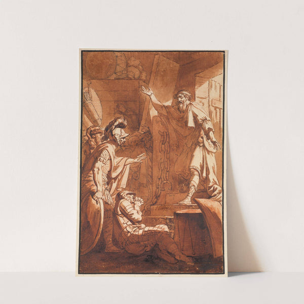 Messenger at the Door of a Guardhouse by Philippe Louis Parizeau