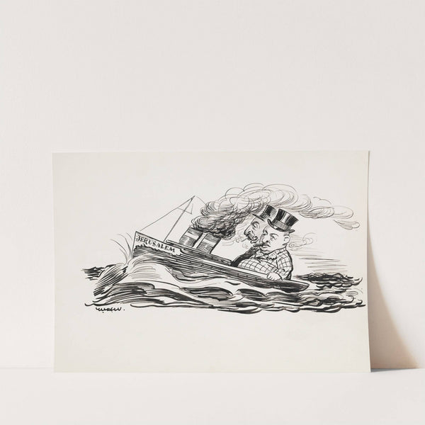 Messrs Klaw and Erlanger en route to the Holy Land (1910) by William Henry Walker