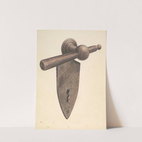 Metal Door Lock by Earl Butlin