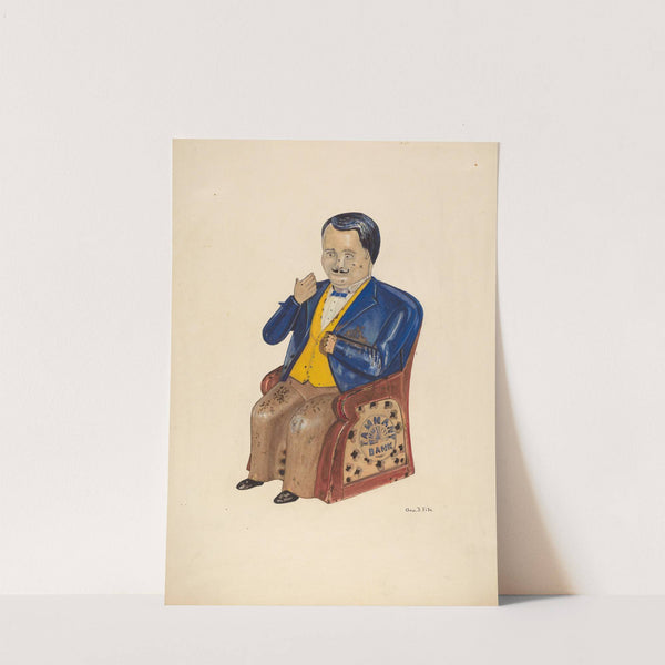 Metal Toy Bank - Tammany Bank by George File