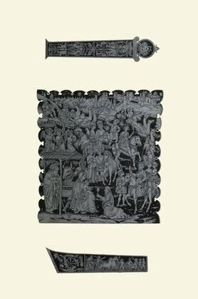 Metal work exhibited in specimens of Niello by Finiguerra and others