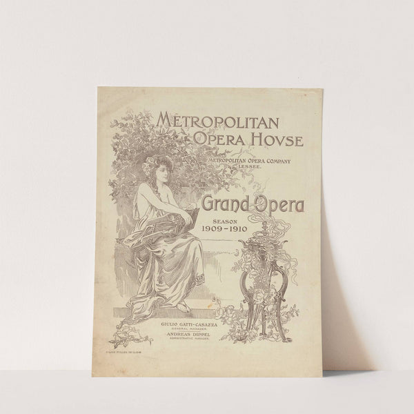 Metropolitan Opera House program featuring Loie Fuller (1909)