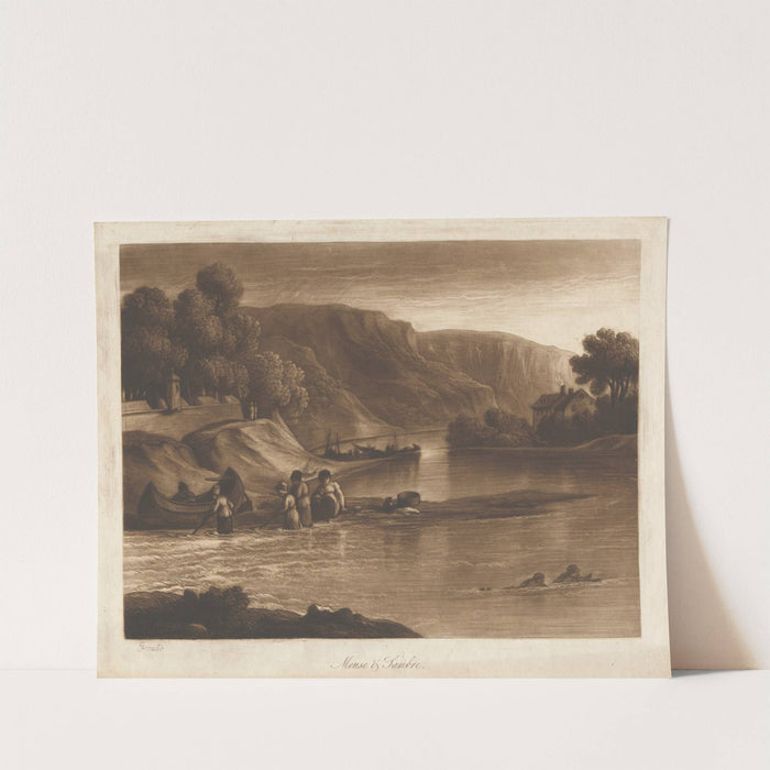 Meuse and Sambre, from the Gate of the Sambre by George Arnald