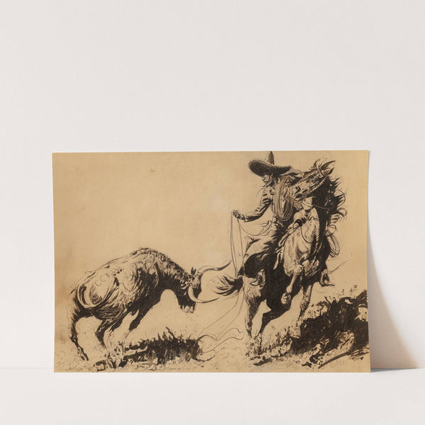 Mexican Steer on the Prod by Edward Borein