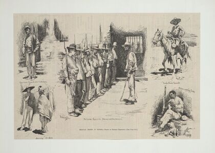 Mexican troops in Sonora (1886)
