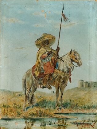 Mexikaner zu Pferd