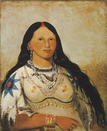 Mi-Néek-Ee-Súnk-Te-Ka, Mink, a Beautiful Girl (1832)