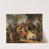 Michiel de Ruyter is mortally wounded in the battle of Etna, Anno 1676 by Nicolaas Pieneman