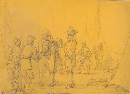 ‘Micke and the rattlesnake’, General Alexander McDowell McCook’s headquarters, Tuscumbia, Alabama