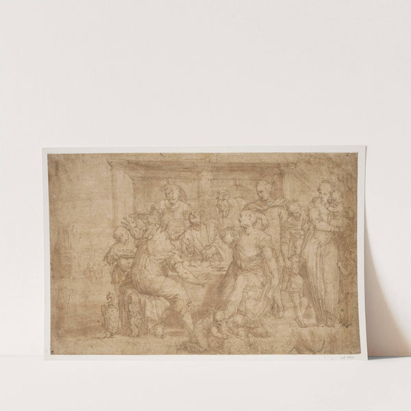 Middagen i Emmaus by Giovanni Battista Zelotti