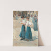 Midinettes On The Plâce Vendome, Paris by Isaac Israëls