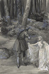 Midsummer night’s dream at the Adelphi Theatre, act III, scene 1, ‘I pray thee, gentle mortal, sing again!’ (1900-1904)